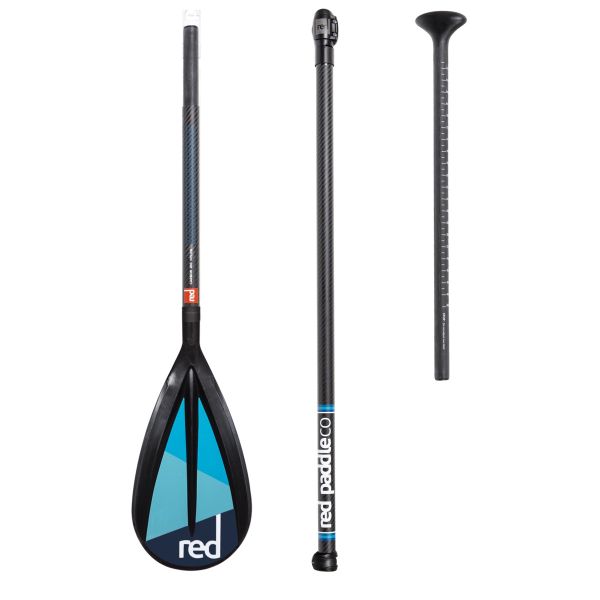Red Paddle Carbon 100 Nylon travel 3 pieces SUP paddle - 180 to 220 cm